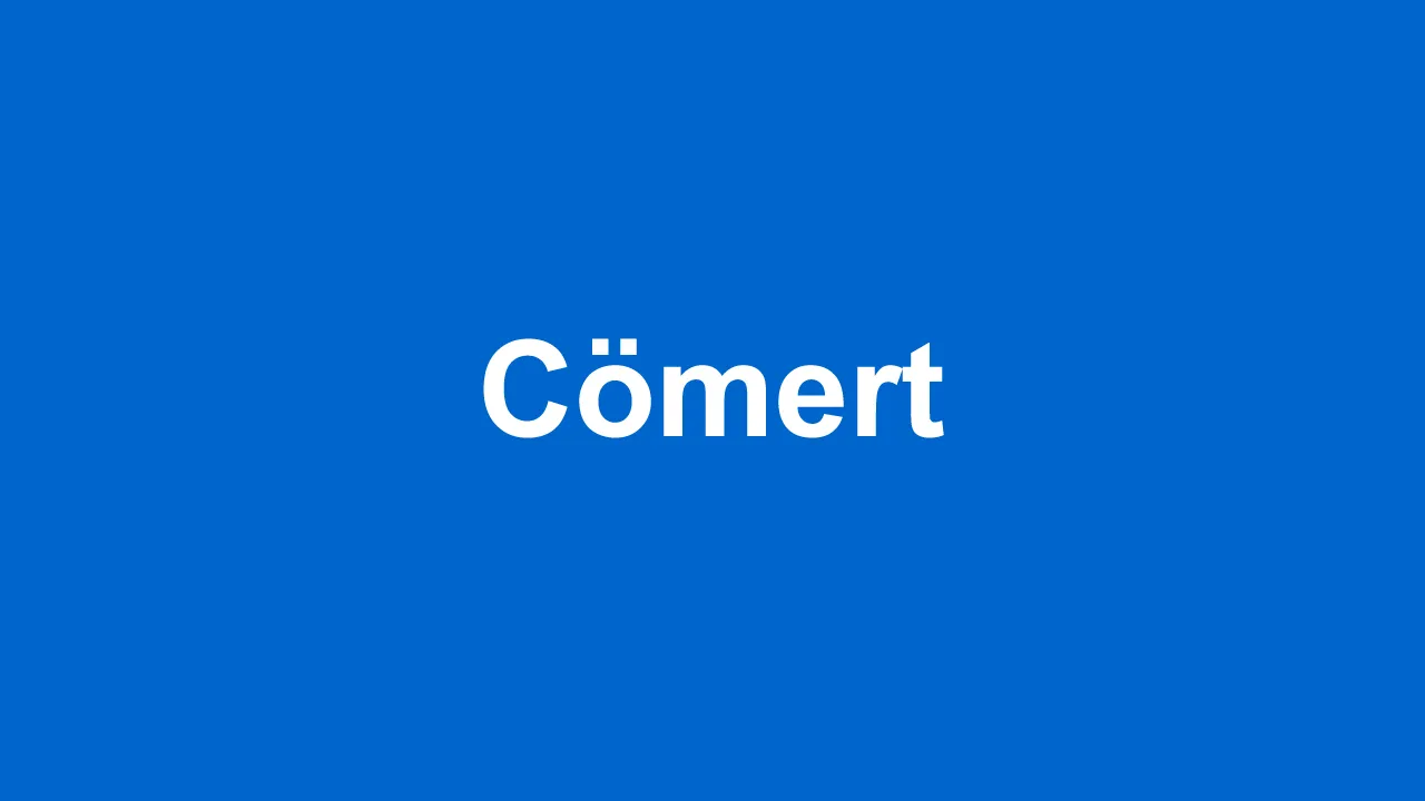 Cömert - Anlamları