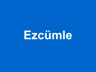 ezcümle kelime anlamı
