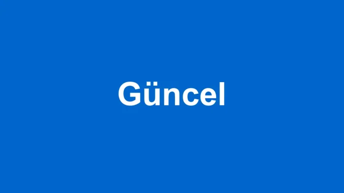 güncel ne demek