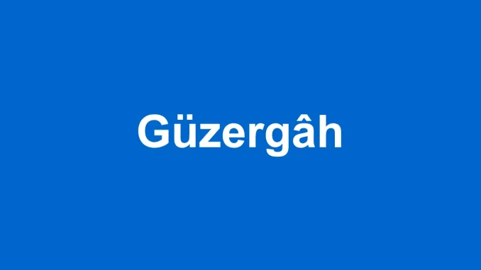 güzergâh TDK kelime anlamı